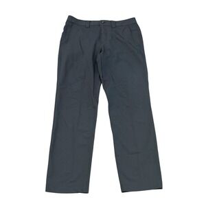 Lululemon Mens Pinstripe Pants Activewear Tech Performance Charcoal Gray Size 36